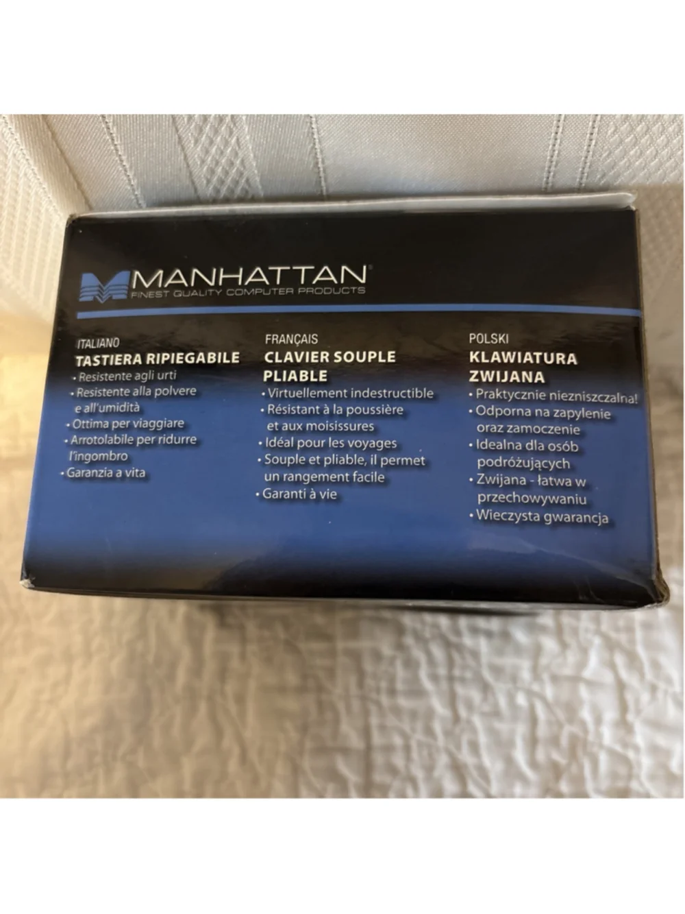 Manhattan Roll-up Keyboard USB & PS/2 Combo